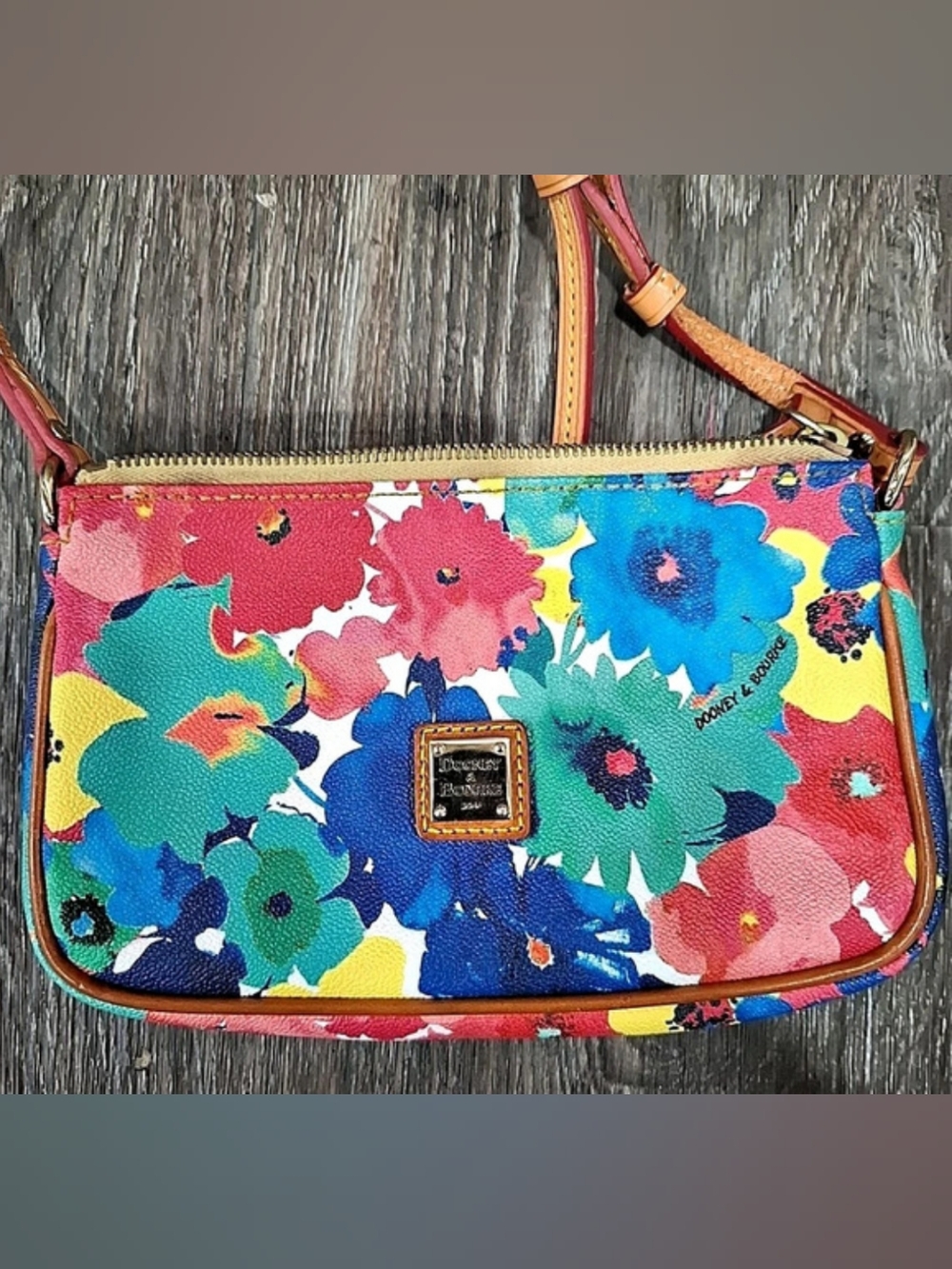Dooney & Bourke Floral Somerset Watercolors Crossbody Purse